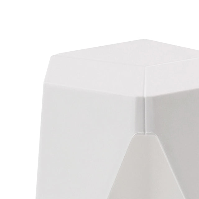 ArtissIn 2x Bar Stools Puzzle Plastic Foot Stool White