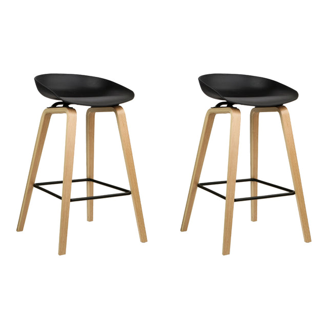 2x Bar Stools Wooden