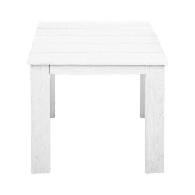 Gardeon Coffee Side Table Wooden Desk Outdoor Furniture Camping Garden White