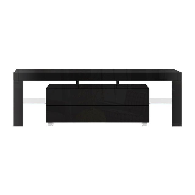 Artiss Entertainment Unit TV Cabinet LED 160cm Black Elo