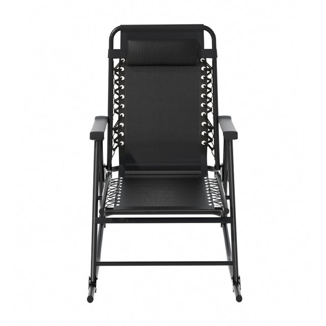 Gardeon Outdoor Rocking Chair Folding Reclining Recliner Patio Furniture Garden